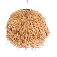 GLOBOSTAR® GUADELOUPE 02155 Boho Κρεμαστό Φωτιστικό Οροφής με Ντουί 1 x E27 AC 220-240V IP20 - Καφέ - Μ80 x Π80 x Υ60cm