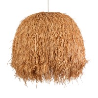 GLOBOSTAR® GUADELOUPE 02156 Boho Κρεμαστό Φωτιστικό Οροφής με Ντουί 1 x E27 AC 220-240V IP20 - Μπεζ - Μ120 x Π120 x Υ100cm