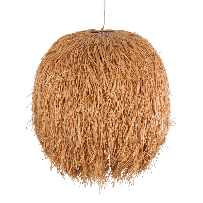 GLOBOSTAR® GUADELOUPE 02156 Boho Κρεμαστό Φωτιστικό Οροφής με Ντουί 1 x E27 AC 220-240V IP20 - Μπεζ - Μ120 x Π120 x Υ100cm