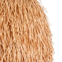 GLOBOSTAR® GUADELOUPE 02156 Boho Κρεμαστό Φωτιστικό Οροφής με Ντουί 1 x E27 AC 220-240V IP20 - Μπεζ - Μ120 x Π120 x Υ100cm
