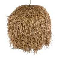 GLOBOSTAR® GUADELOUPE 02159 Boho Κρεμαστό Φωτιστικό Οροφής με Ντουί 1 x E27 AC 220-240V IP20 - Μπεζ - Μ120 x Π120 x Υ100cm