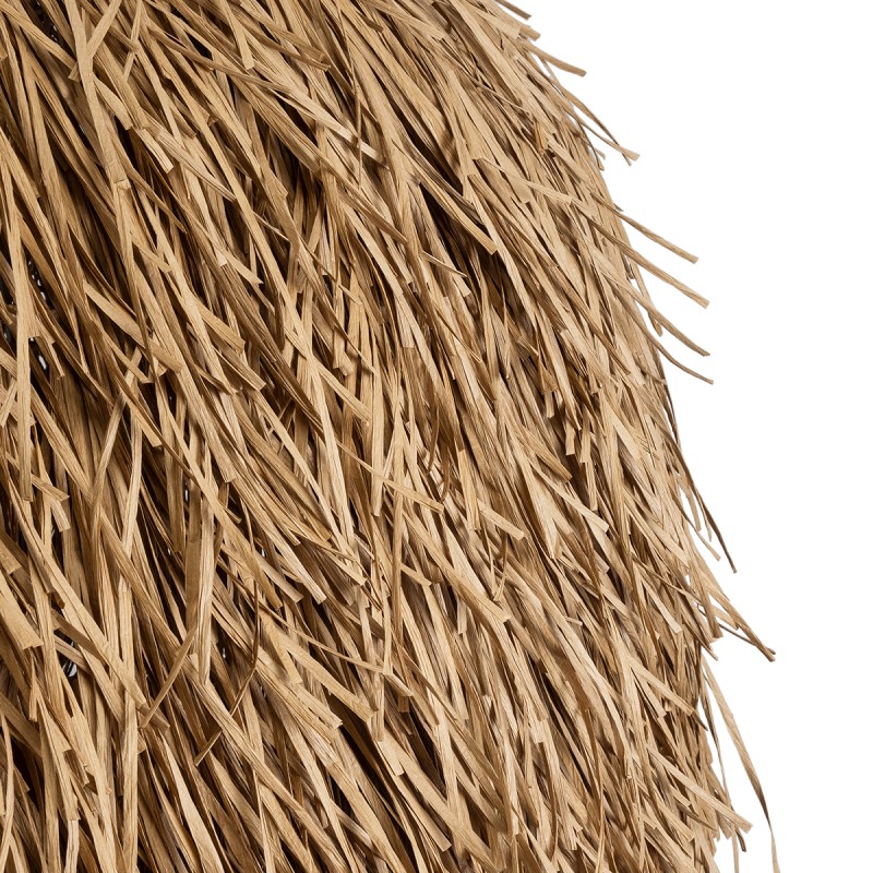 GLOBOSTAR® GUADELOUPE 02159 Boho Κρεμαστό Φωτιστικό Οροφής με Ντουί 1 x E27 AC 220-240V IP20 - Μπεζ - Μ120 x Π120 x Υ100cm