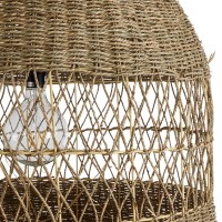 GLOBOSTAR® SAINTLUCIA 02161 Boho Κρεμαστό Φωτιστικό Οροφής με Ντουί 1 x E27 AC 220-240V IP20 - Μπεζ - Μ66 x Π66 x Υ120cm