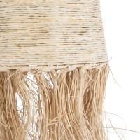 GLOBOSTAR® AREMBEPE 02178 Boho Κρεμαστό Φωτιστικό Οροφής με Ντουί 1 x E27 AC 220-240V IP20 - Μπεζ - Μ34 x Π34 x Υ70cm
