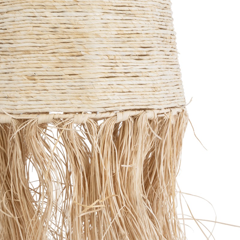 GLOBOSTAR® AREMBEPE 02178 Boho Κρεμαστό Φωτιστικό Οροφής με Ντουί 1 x E27 AC 220-240V IP20 - Μπεζ - Μ34 x Π34 x Υ70cm