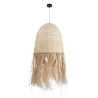 GLOBOSTAR® AREMBEPE 02179 Boho Κρεμαστό Φωτιστικό Οροφής με Ντουί 1 x E27 AC 220-240V IP20 - Μπεζ - Μ60 x Π60 x Υ130cm