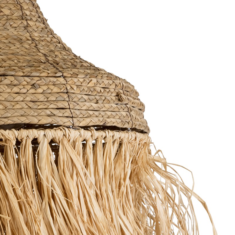 GLOBOSTAR® PORTOFERRAIO 02185 Boho Κρεμαστό Φωτιστικό Οροφής με Ντουί 1 x E27 AC 220-240V IP20 - Μπεζ - Μ50 x Π50 x Υ80cm