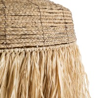 GLOBOSTAR® PORTOFERRAIO 02186 Boho Κρεμαστό Φωτιστικό Οροφής με Ντουί 1 x E27 AC 220-240V IP20 - Μπεζ - Μ80 x Π80 x Υ120cm
