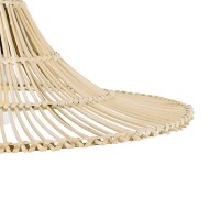 GLOBOSTAR® PALERMO 02208 Boho Κρεμαστό Φωτιστικό Οροφής με Ντουί 1 x E27 AC 220-240V IP20 - Μπεζ - Μ60 x Π60 x Υ20cm