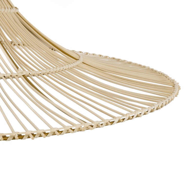 GLOBOSTAR® PALERMO 02209 Boho Κρεμαστό Φωτιστικό Οροφής με Ντουί 1 x E27 AC 220-240V IP20 - Μπεζ - Μ100 x Π100 x Υ30cm