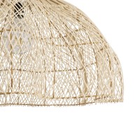 GLOBOSTAR® ADEJE 02211 Boho Κρεμαστό Φωτιστικό Οροφής με Ντουί 1 x E27 AC 220-240V IP20 - Μπεζ - Μ80 x Π80 x Υ55cm