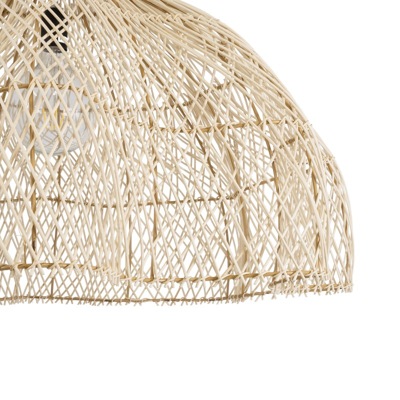 GLOBOSTAR® ADEJE 02211 Boho Κρεμαστό Φωτιστικό Οροφής με Ντουί 1 x E27 AC 220-240V IP20 - Μπεζ - Μ80 x Π80 x Υ55cm