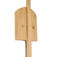 GLOBOSTAR® KALAMA 02223 Boho Φωτιστικό Τοίχου - Απλίκα με Ντουί 1 x E27 AC 220-240V IP20 - Μπεζ - Μ30 x Π40 x Υ70cm