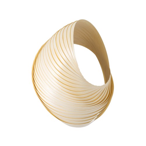 GLOBOSTAR® SALREL 02224 Boho Φωτιστικό Τοίχου - Απλίκα με Ντουί 1 x E27 AC 220-240V IP20 - Μπεζ - Μ30 x Π22 x Υ38cm