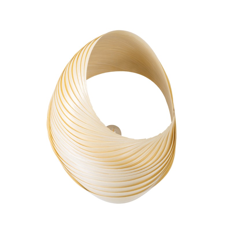 GLOBOSTAR® SALREL 02224 Boho Φωτιστικό Τοίχου - Απλίκα με Ντουί 1 x E27 AC 220-240V IP20 - Μπεζ - Μ30 x Π22 x Υ38cm