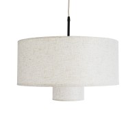 GLOBOSTAR® MARIGOLD 02226 Boho Κρεμαστό Φωτιστικό Οροφής με Ντουί 1 x E27 AC 220-240V IP20 - Λευκό - Μ48 x Π48 x Υ27cm