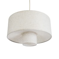 GLOBOSTAR® MARIGOLD 02226 Boho Κρεμαστό Φωτιστικό Οροφής με Ντουί 1 x E27 AC 220-240V IP20 - Λευκό - Μ48 x Π48 x Υ27cm