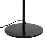 GLOBOSTAR® MARIGOLD 02227 Μοντέρνο Επιτραπέζιο Φωτιστικό Πορτατίφ με Ντουί 3 x E27 AC 220-240V IP20 - Μαύρο & Μπεζ - M36 x Π36 x Υ70cm