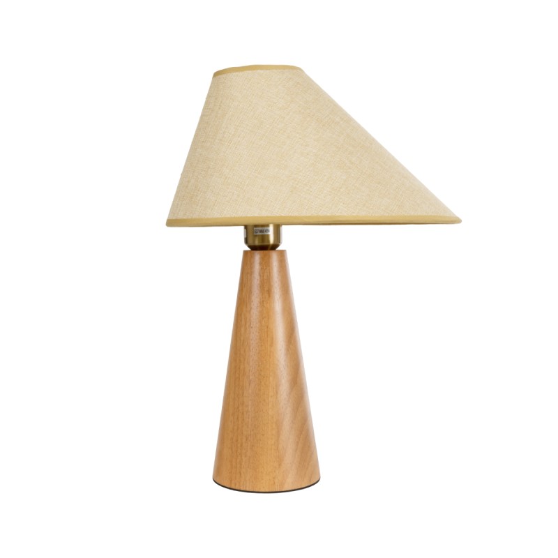GLOBOSTAR® KAUAI 02229 Boho Επιτραπέζιο Φωτιστικό Πορτατίφ με Ντουί 1 x E27 AC 220-240V IP20 - Μπεζ - Μ38 x Π30 x Υ48cm