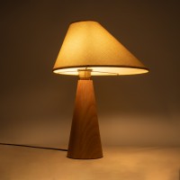 GLOBOSTAR® KAUAI 02229 Boho Επιτραπέζιο Φωτιστικό Πορτατίφ με Ντουί 1 x E27 AC 220-240V IP20 - Μπεζ - Μ38 x Π30 x Υ48cm