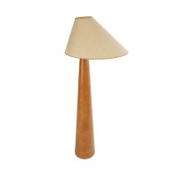 GLOBOSTAR® KAUAI 02230 Boho Επιδαπέδιο Φωτιστικό με Ντουί 1 x E27 AC 220-240V IP20 - Καφέ & Μπεζ - Μ55 x Π42 x Υ145cm