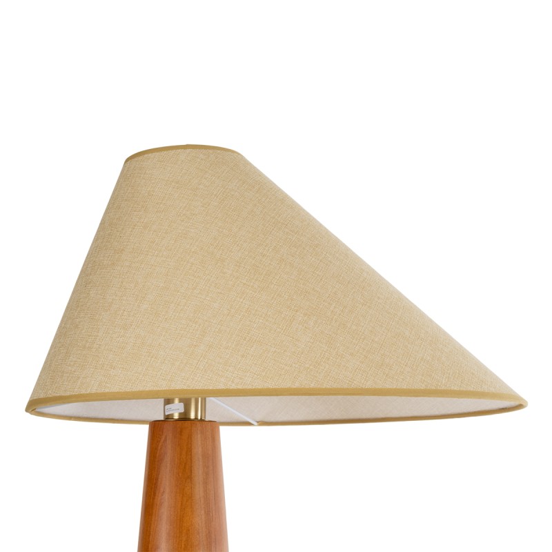 GLOBOSTAR® KAUAI 02230 Boho Επιδαπέδιο Φωτιστικό με Ντουί 1 x E27 AC 220-240V IP20 - Καφέ & Μπεζ - Μ55 x Π42 x Υ145cm