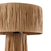 GLOBOSTAR® NASSAU 02233 Boho Επιτραπέζιο Φωτιστικό Πορτατίφ με Ντουί 1 x E27 AC 220-240V IP20 - Καφέ - Μ37 x Π37 x Υ55cm