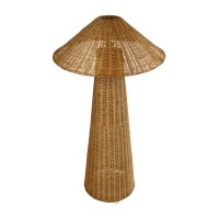 GLOBOSTAR® PERU 02235 Boho Επιδαπέδιο Φωτιστικό με Ντουί 1 x E27 AC 220-240V IP20 - Μπεζ - Μ73 x Π73 x Υ135cm