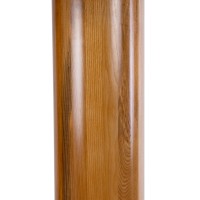 GLOBOSTAR® NIIHAU 02237 Μοντέρνο Επιδαπέδιο Φωτιστικό με Ντουί 1 x E27 AC 220-240V IP20 - Καφέ - Μ43 x Π43 x Υ160cm