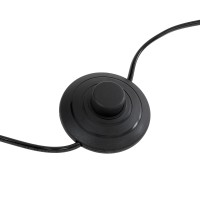GLOBOSTAR® PALMA 02274 Boho Επιδαπέδιο Φωτιστικό με Ντουί 2 x E27 AC 220-240V IP20 - Μαύρο & Μπεζ - Μ25 x Π25 x Υ140cm
