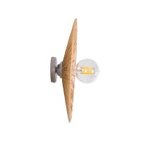 GLOBOSTAR® COLOMBO 02277 Boho Φωτιστικό Τοίχου - Απλίκα με Ντουί 1 x E27 AC 220-240V IP20 - Μπεζ - Μ40 x Π40 x Υ9cm