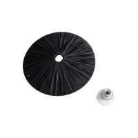 GLOBOSTAR® COLOMBO 02279 Boho Φωτιστικό Τοίχου - Απλίκα με Ντουί 1 x E27 AC 220-240V IP20 - Μαύρο - Μ40 x Π40 x Υ9cm