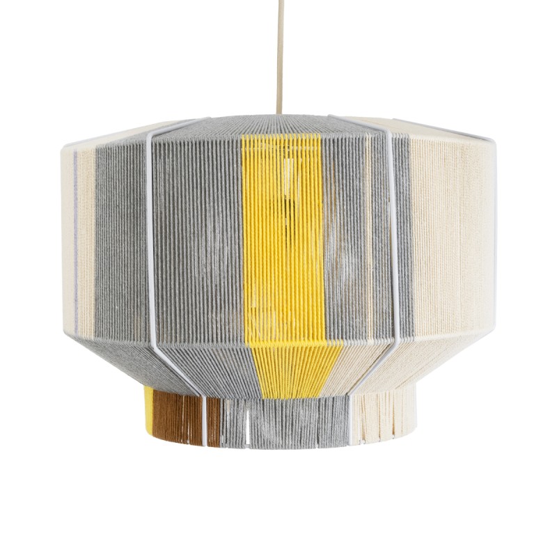 GLOBOSTAR® SALERNO 02290 Boho Κρεμαστό Φωτιστικό Οροφής με Ντουί 1 x E27 AC 220-240V IP20 - Πολύχρωμο - Μ50 x Π50 x Υ35cm