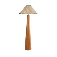 GLOBOSTAR® MASPALOMAS 02292 Boho Επιδαπέδιο Φωτιστικό με Ντουί 1 x E27 AC 220-240V IP20 - Καφέ & Μπεζ - Μ55 x Π55 x Υ145cm