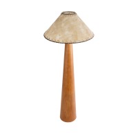 GLOBOSTAR® MASPALOMAS 02292 Boho Επιδαπέδιο Φωτιστικό με Ντουί 1 x E27 AC 220-240V IP20 - Καφέ & Μπεζ - Μ55 x Π55 x Υ145cm