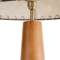 GLOBOSTAR® MASPALOMAS 02292 Boho Επιδαπέδιο Φωτιστικό με Ντουί 1 x E27 AC 220-240V IP20 - Καφέ & Μπεζ - Μ55 x Π55 x Υ145cm
