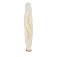 GLOBOSTAR® CERULEAN 02312 Μοντέρνο Επιδαπέδιο Φωτιστικό με Ντουί 1 x E27 AC 220-240V IP20 - Μπεζ & Λευκό - Μ30 x Π30 x Υ155cm