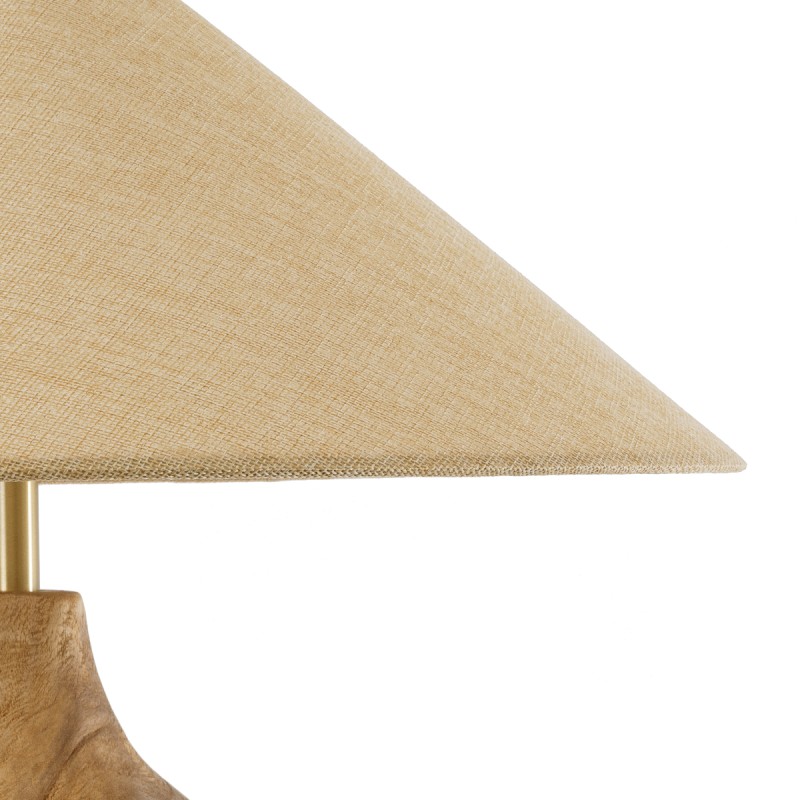 GLOBOSTAR® LAFRONTERA 02313 Boho Επιτραπέζιο Φωτιστικό Πορτατίφ με Ντουί 1 x E27 AC 220-240V IP20 - Μπεζ - Μ50 x Μ50 x Υ60cm