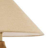 GLOBOSTAR® LAFRONTERA 02314 Boho Επιδαπέδιο Φωτιστικό με Ντουί 1 x E27 AC 220-240V IP20 - Καφέ & Μπεζ - Μ55 x Π55 x Υ140cm