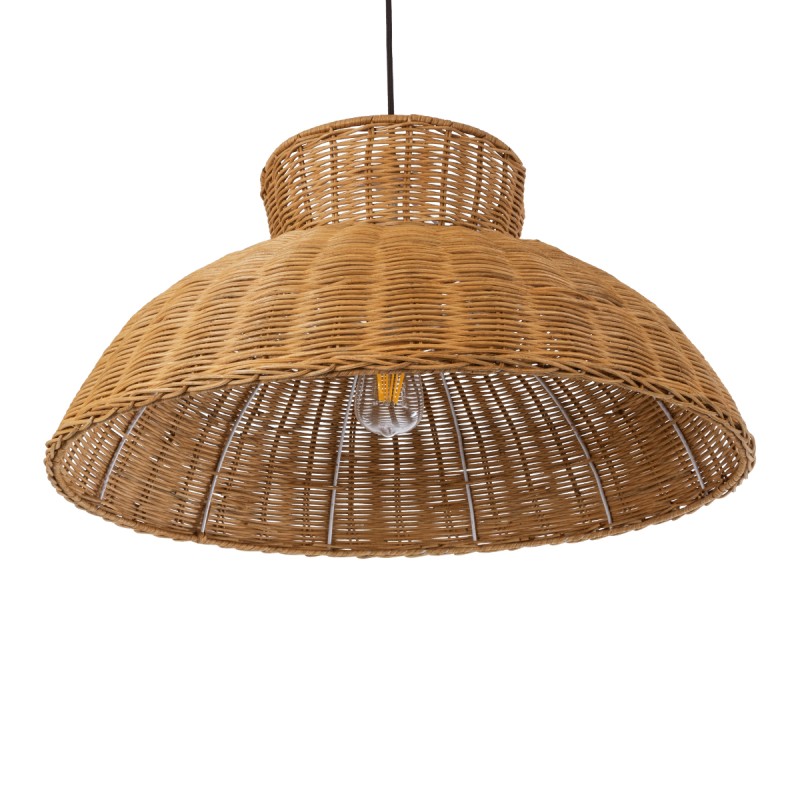 GLOBOSTAR® MALABO 02328 Boho Κρεμαστό Φωτιστικό Οροφής με Ντουί 1 x E27 AC 220-240V IP20 - Καφέ - Μ60 x Π60 x Υ31cm