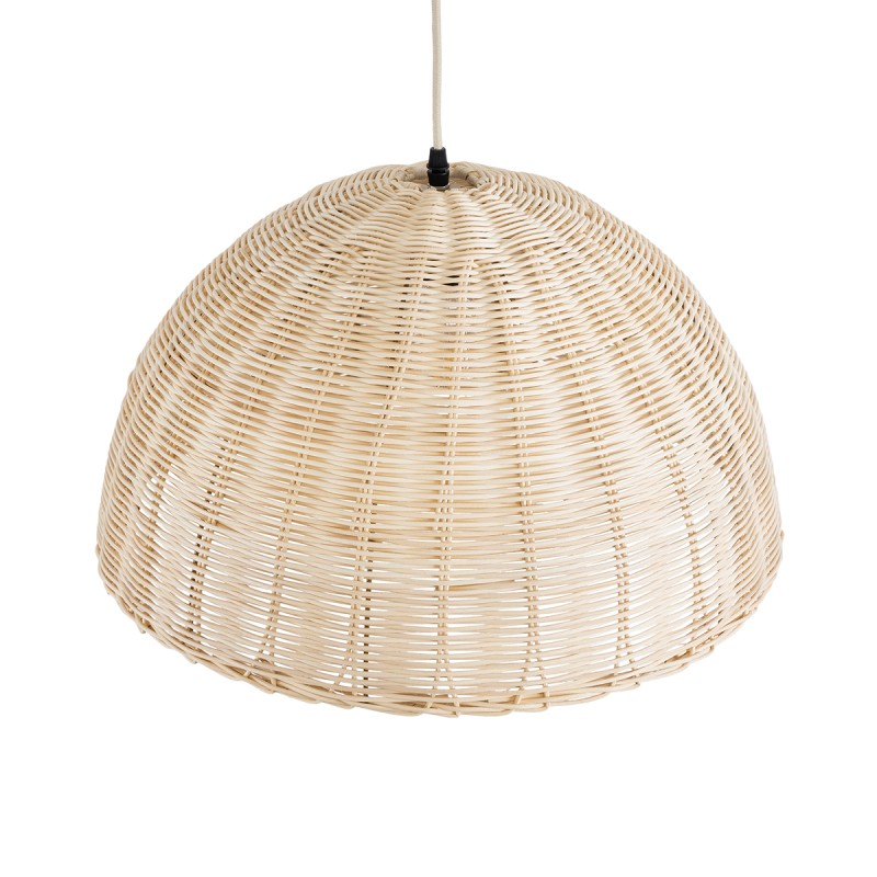 GLOBOSTAR® MONTANA 02378 Boho Κρεμαστό Φωτιστικό Οροφής με Ντουί 1 x E27 AC 220-240V IP20 - Μπεζ - Μ50 x Π50 x Υ25cm