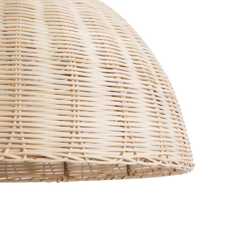 GLOBOSTAR® MONTANA 02378 Boho Κρεμαστό Φωτιστικό Οροφής με Ντουί 1 x E27 AC 220-240V IP20 - Μπεζ - Μ50 x Π50 x Υ25cm