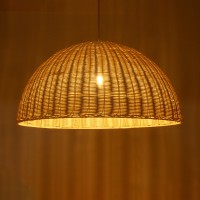 GLOBOSTAR® MONTANA 02379 Boho Κρεμαστό Φωτιστικό Οροφής με Ντουί 1 x E27 AC 220-240V IP20 - Μπεζ - Μ80 x Π80 x Υ40cm