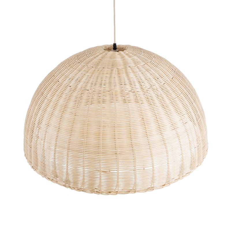 GLOBOSTAR® MONTANA 02379 Boho Κρεμαστό Φωτιστικό Οροφής με Ντουί 1 x E27 AC 220-240V IP20 - Μπεζ - Μ80 x Π80 x Υ40cm