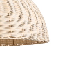 GLOBOSTAR® MONTANA 02379 Boho Κρεμαστό Φωτιστικό Οροφής με Ντουί 1 x E27 AC 220-240V IP20 - Μπεζ - Μ80 x Π80 x Υ40cm