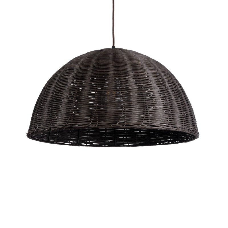 GLOBOSTAR® MONTANA 02381 Boho Κρεμαστό Φωτιστικό Οροφής με Ντουί 1 x E27 AC 220-240V IP20 - Καφέ - Μ50 x Π50 x Υ25cm