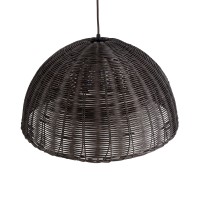 GLOBOSTAR® MONTANA 02381 Boho Κρεμαστό Φωτιστικό Οροφής με Ντουί 1 x E27 AC 220-240V IP20 - Καφέ - Μ50 x Π50 x Υ25cm