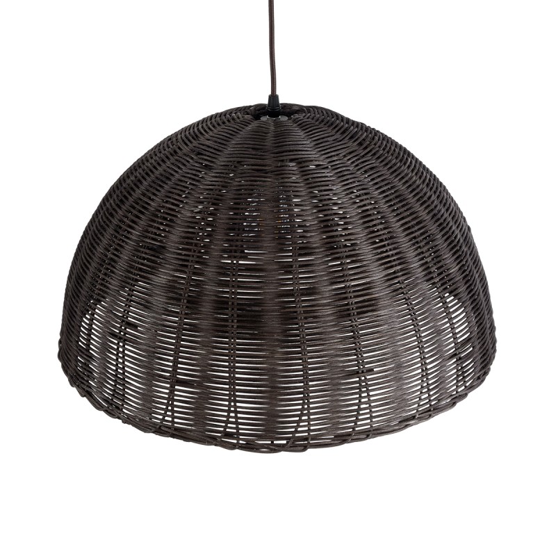 GLOBOSTAR® MONTANA 02381 Boho Κρεμαστό Φωτιστικό Οροφής με Ντουί 1 x E27 AC 220-240V IP20 - Καφέ - Μ50 x Π50 x Υ25cm