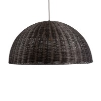 GLOBOSTAR® MONTANA 02382 Boho Κρεμαστό Φωτιστικό Οροφής με Ντουί 1 x E27 AC 220-240V IP20 - Καφέ - Μ80 x Π80 x Υ40cm