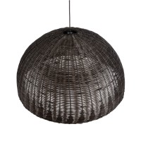 GLOBOSTAR® MONTANA 02382 Boho Κρεμαστό Φωτιστικό Οροφής με Ντουί 1 x E27 AC 220-240V IP20 - Καφέ - Μ80 x Π80 x Υ40cm